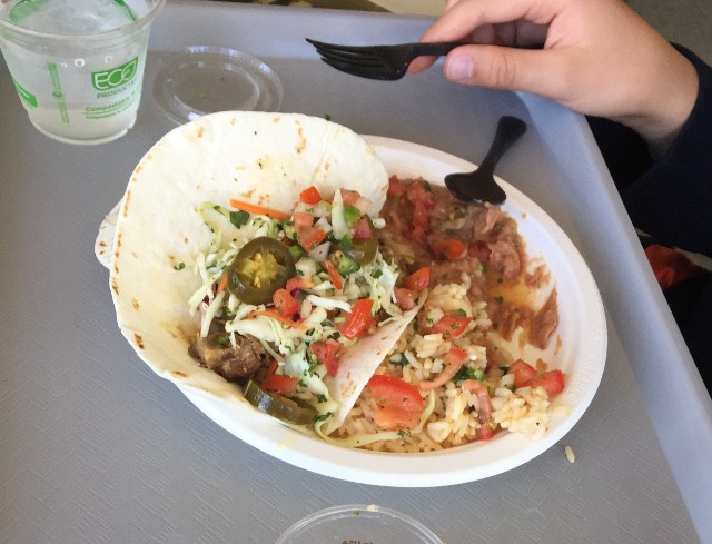 image of the food at the Boeing Museum of Flight in Seattle