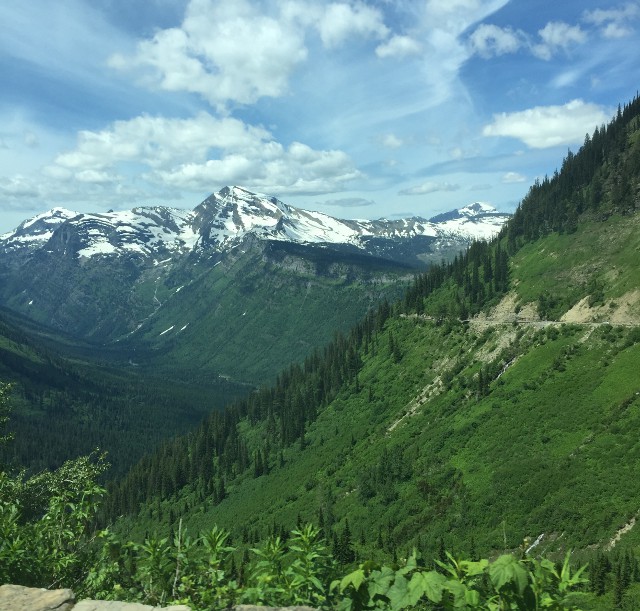 image of the Going to the Sun Road in Glacier National Park