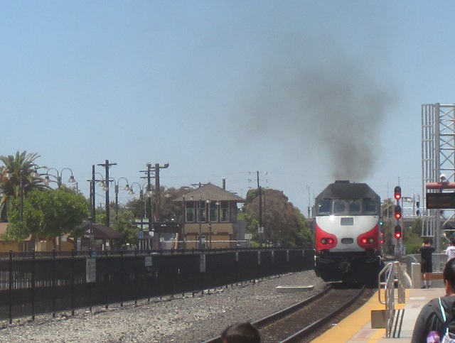 image of train in San Jose