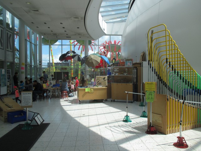 image of the maker section of the science museum in Seattle