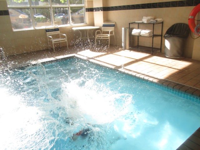 image of the hotel pool in Seattle