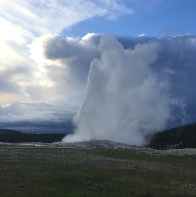 image of Old Faithful at Yellowstone National Park