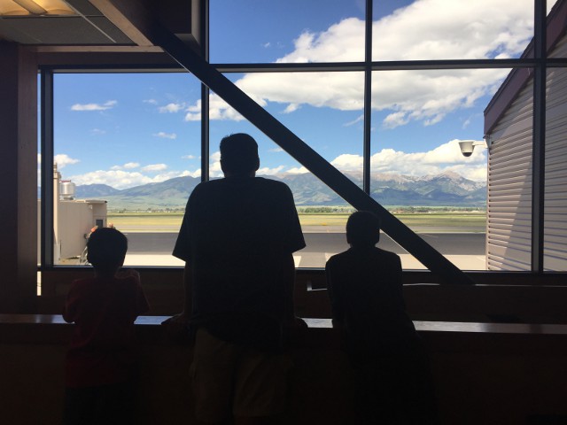 image from the Bozeman airport BZN