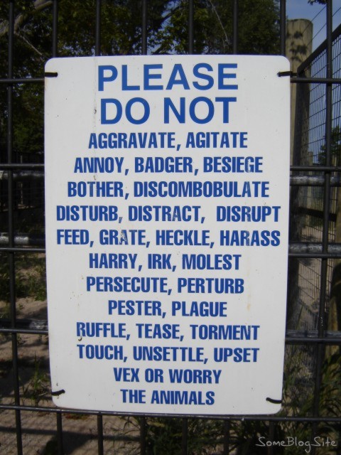 Zoo Sign