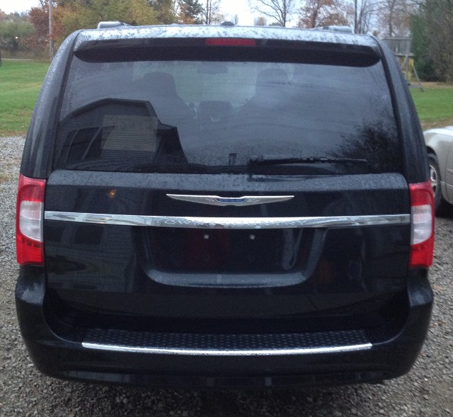 image of back hatch of new minivan