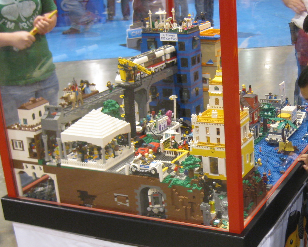 city display at the Lego Kids Fest
