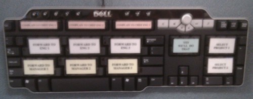 photo of the Manager's Keyboard