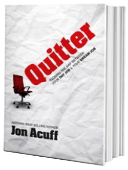 image of the book Quitter by Jon Acuff