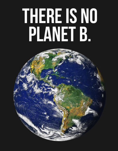 image of there is no planet B shirt