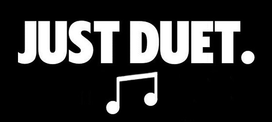 image of just duet slogan and logo instead of just do it