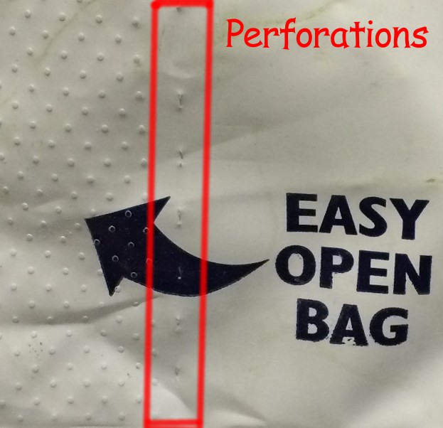 image of a bag of water softener salt that claims to be easy to open