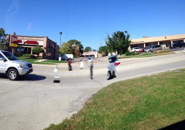 image of a panoramic photo taken by a child