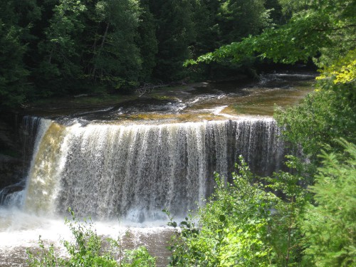 The upper Tahquamenon Falls