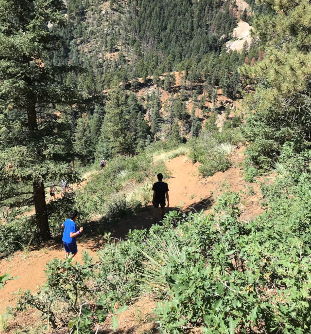 image of the trail to Helen Hunt falls in Colorado Springs