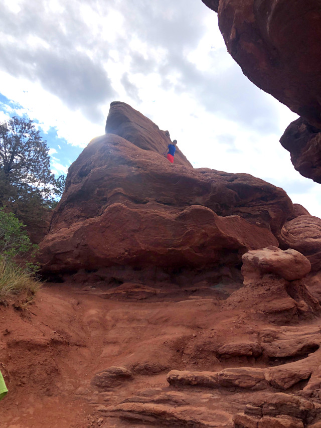 image of a hike at the Garden of the Gods Colorado Springs