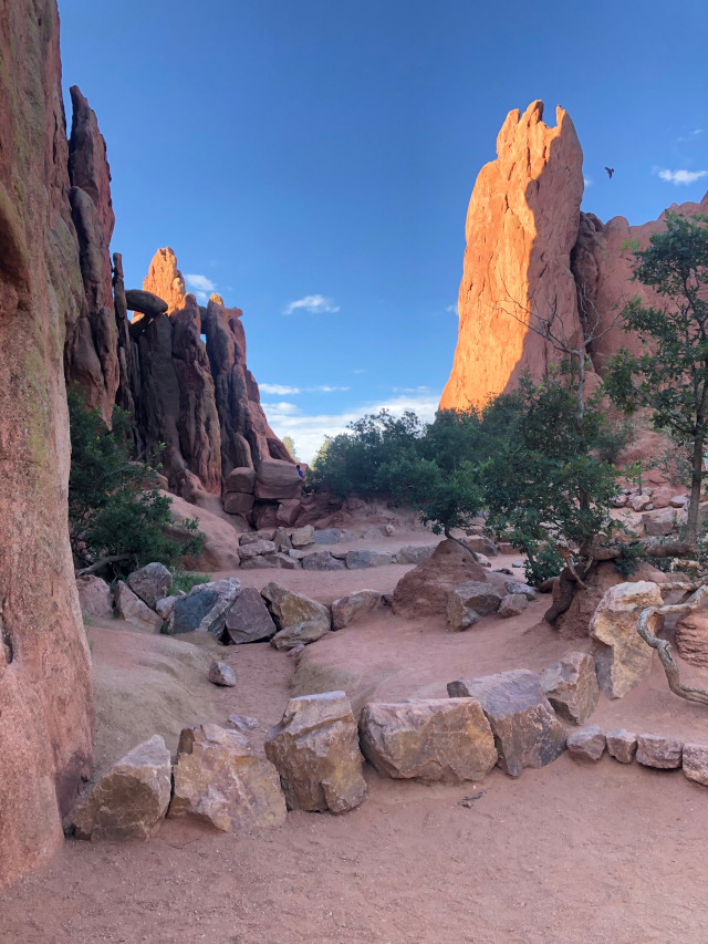 image of a hike at the Garden of the Gods Colorado Springs