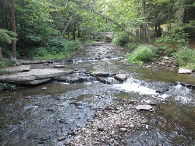photo of a river at Letchworth State Park in New York