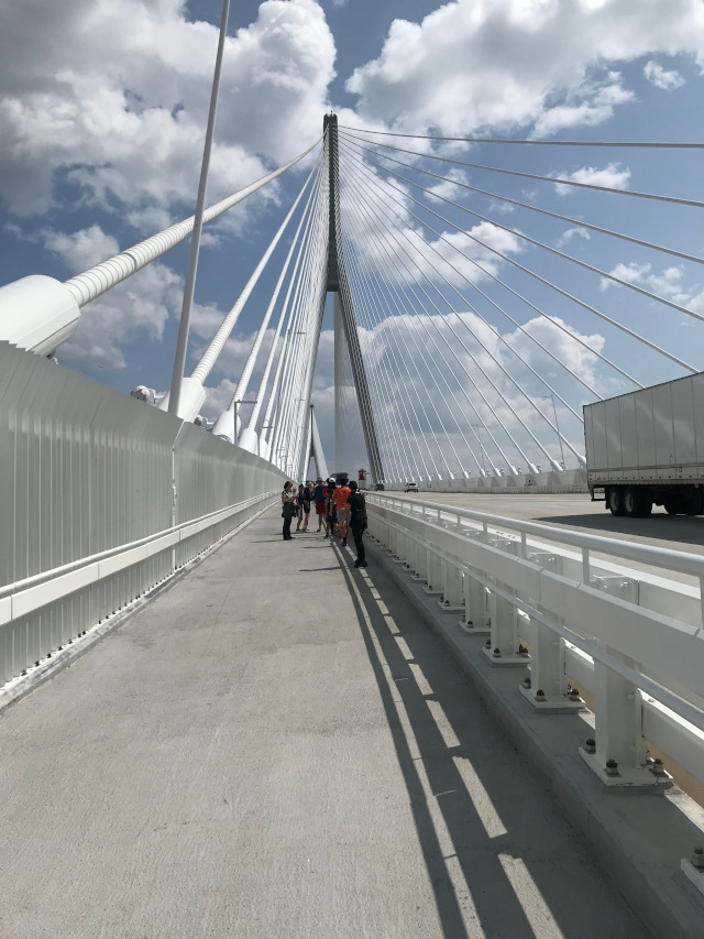 image of the Gordie Howe Bridge pathway
