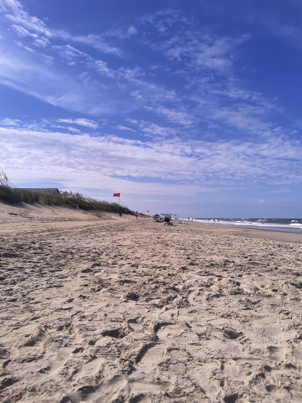 image of the beach flag in Nags Head North Carolina