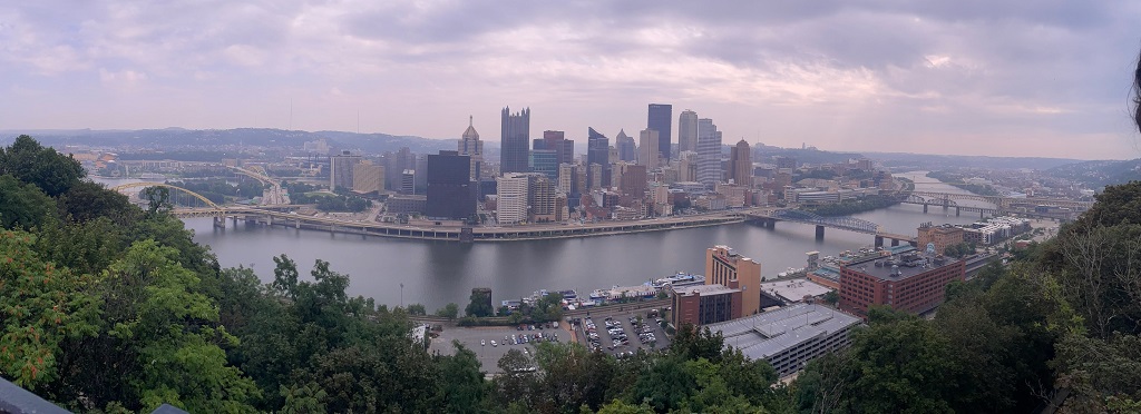 image overlooking Pittsburgh Pennsylvania
