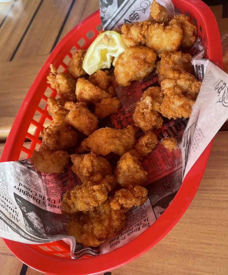 image of a basket of Gator Nuggets at Parrot Key Caribbean Grill in Florida
